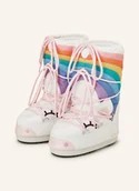 Buty dla dziewczynek - Moon Boot Moon Boots Icon Unicorn weiss - MOON BOOT - miniaturka - grafika 1