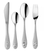 Sztućce dla dzieci - Vialli Design Zestaw sztućców dziecięcych Tutti 8265 4 szt. - miniaturka - grafika 1