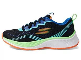 Skechers 403951L BKMT Sneakersy, czarne tekstylne/wielokolorowe wykończenie, rozmiar 5,5 UK, Czarna tkanina wielowykończeniowa, 38.5 EU - Sneakersy damskie - miniaturka - grafika 1