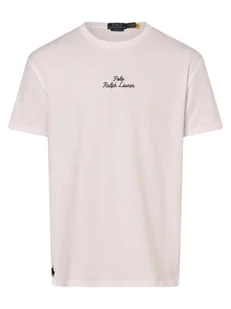 Polo Ralph Lauren T-shirt - klasyczny krój Mężczyźni Bawełna biały jednolity, S - Koszulki męskie - miniaturka - grafika 1