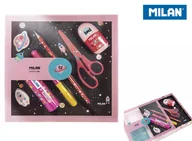 Przybory szkolne - Zestaw upominkowy Super Heroes Space róż MILAN - miniaturka - grafika 1