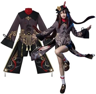 Kostium Anime Cosplay Hu Tao Zestaw 152/158 Xs - Stroje karnawałowe - miniaturka - grafika 1