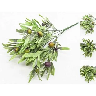 Bukiet gałązek oliwnych 32 cm mix - Sztuczne kwiaty - miniaturka - grafika 1