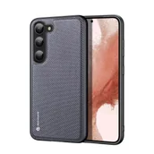 Etui i futerały do telefonów - Dux Ducis Etui ochronne Fino do Samsung Galaxy S23+ pokrowiec z silikonową ramką szare - miniaturka - grafika 1