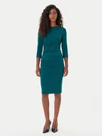 Sukienki - Rinascimento Sukienka koktajlowa CFC0126154003 Zielony Slim Fit - miniaturka - grafika 1
