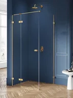 Kabiny prysznicowe - New Trendy Avexa Gold 110x110x200 EXK-1879 - miniaturka - grafika 1