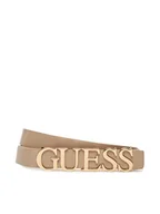 Paski - Guess Pasek Damski BW9257 P5320 Beżowy - miniaturka - grafika 1
