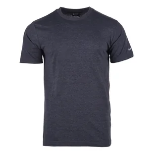 Męska Koszulka z krótkim rękawem HI-TEC PURO 55878-DK GR MEL – Szary - Koszulki męskie - miniaturka - grafika 1