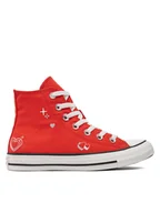 Trampki damskie - Converse Trampki Chuck Taylor All Star Y2K Heart A09117C Czerwony - miniaturka - grafika 1