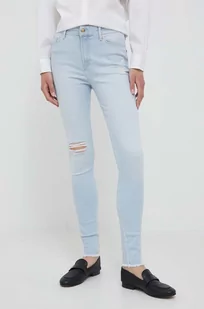 Tommy Hilfiger jeansy damskie kolor niebieski - Spodnie damskie - miniaturka - grafika 1