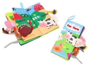 Książeczka eukacyjna miękka szeleszcząca - Leantoys - Zabawki interaktywne dla dzieci Książeczka eukacyjna miękka szeleszcząca - Leantoys - Zabawki interaktywne dla dzieci - miniaturka - grafika 1