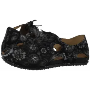 Sandały Czarne/Kwiaty 06431-38/00-6 (MA1402-a) Maciejka - Sandały damskie - miniaturka - grafika 1