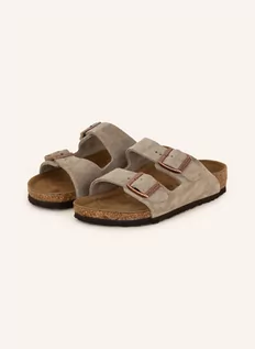 Klapki i japonki damskie - Birkenstock Klapki Arizona beige - grafika 1