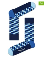 Skarpetki męskie - Happy Socks Skarpety "Blue" w kolorze niebiesko-błękitnym - miniaturka - grafika 1