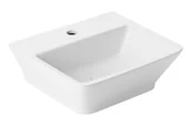 Umywalki - UpTrend Alma Umywalka nablatowa 46x41 cm biały połysk TR41010 - miniaturka - grafika 1