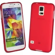 Etui i futerały do telefonów - Mat Samsung Galaxy S5 Czerwony - miniaturka - grafika 1