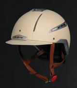 Kaski do jazdy konnej - JIN STIRRUP Kask ICONA COLOR cream - miniaturka - grafika 1