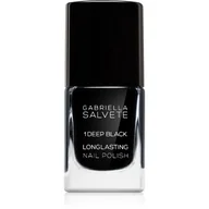Lakiery do paznokci - Gabriella Salvete Longlasting Enamel lakier do paznokci 11 ml 01 Deep Black - miniaturka - grafika 1