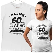 Gadżety dla niej i dla niego - KOSZULKA NA 60 URODZINY FAJNE 60 LETNIE CIACHO ALE JUZ POLIZANE I ZAKLEPANE - miniaturka - grafika 1