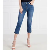 Spodnie damskie - Liu Jo Jeansy | Cropped Fit - miniaturka - grafika 1