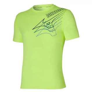 Koszulki sportowe damskie - Koszulka do biegania męska Mizuno Core Graphic Tee treningowa - grafika 1