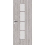 Drzwi wewnętrzne - Skrzydło LAGO pokój dąb szary 80 L 2Z - miniaturka - grafika 1