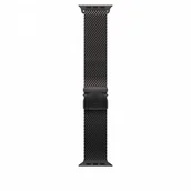 Akcesoria do smartwatchy - Bransoleta mediolańska z tytanu w kolorze czarnym do koperty 49 mm - rozmiar M - miniaturka - grafika 1