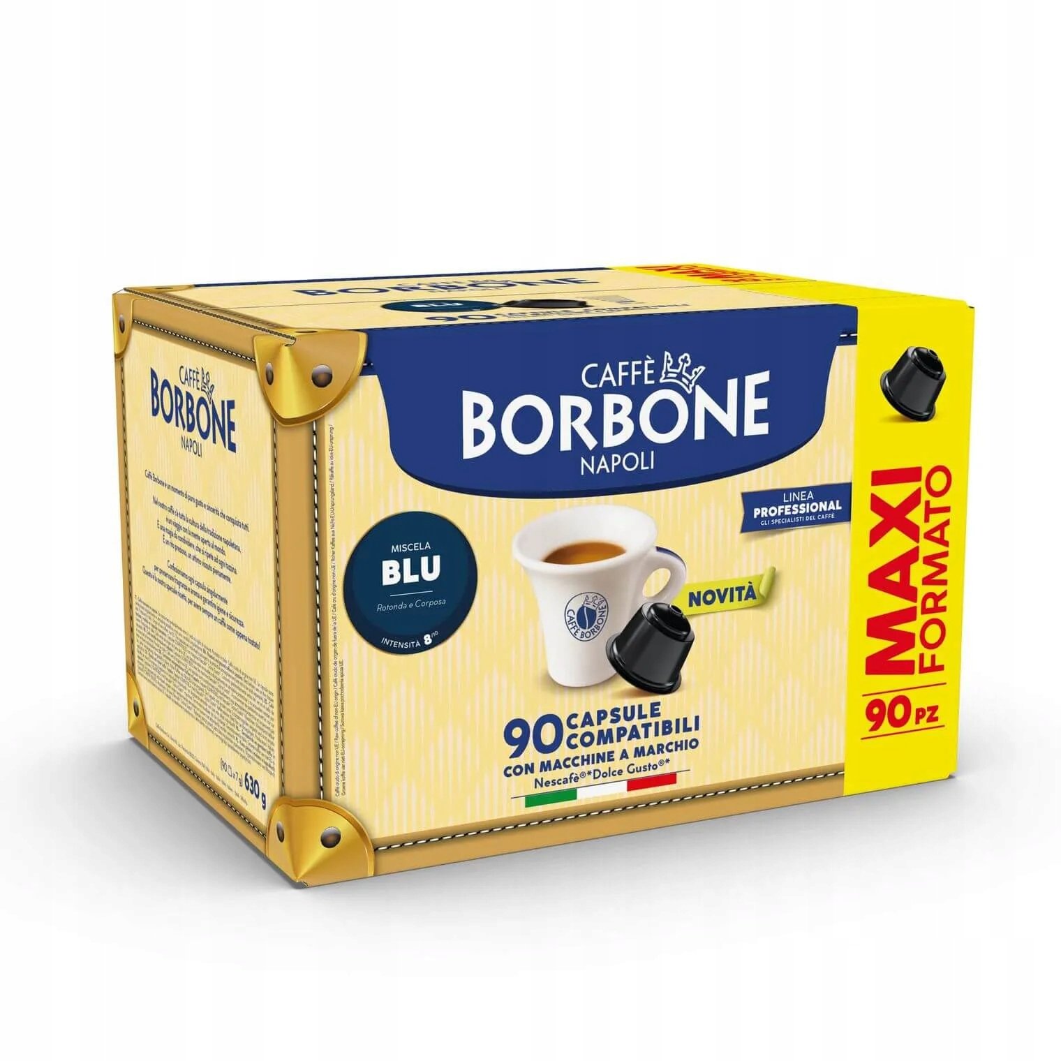 90 Kapsułek Caffè Borbone Dolce Gusto Mieszanka Niebieska