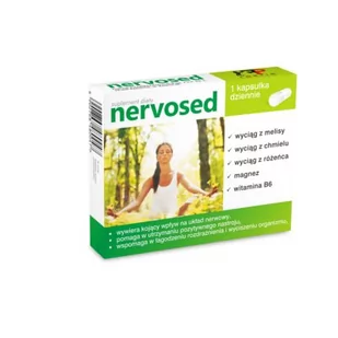 Fortis Pharmaceuticals Nervosed 20 kapsułek 3756851 - Układ nerwowy - miniaturka - grafika 1