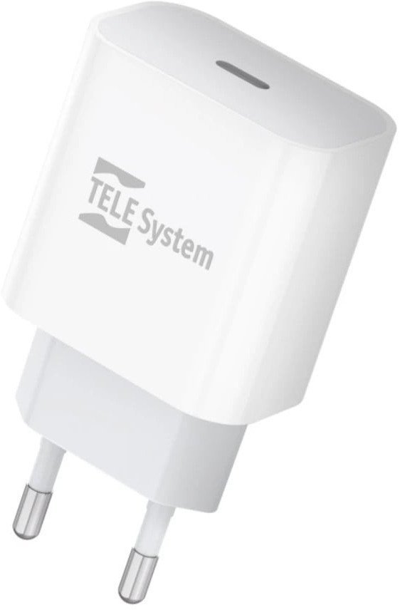 Ładowarka sieciowa USB-C TELE System TS808 20W FAST CHARGING, PD