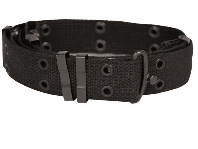 Mil-Tec Pas Oporządzeniowy z Otworami 30mm Czarny