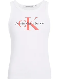 Calvin Klein Top w kolorze białym - Koszulki i topy damskie - miniaturka - grafika 1