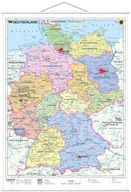 Pozostałe książki - Deutschland, politisch 1 : 1 000 000. Wandkarte Kleinformat mit Metallstäben - miniaturka - grafika 1