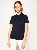 Koszulki i topy damskie - Lacoste Polo PF5462 Granatowy Slim Fit - miniaturka - grafika 1