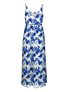 Vero Moda Sukienka w kolorze biało-niebieskim - Sukienki - miniaturka - grafika 1
