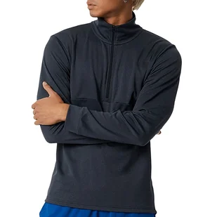 Bluza New Balance MT21088BK - czarna - Bluzy sportowe męskie - miniaturka - grafika 1