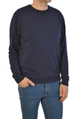 Swetry męskie - WRANGLER CREW NECK KNIT NAVY SWETER GRANATOWY KLASYCZNY - miniaturka - grafika 1