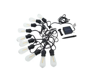 LED Łańcuch solarny 10xLED/5,94m IP44 ciepła biel - Lampy ogrodowe - miniaturka - grafika 1
