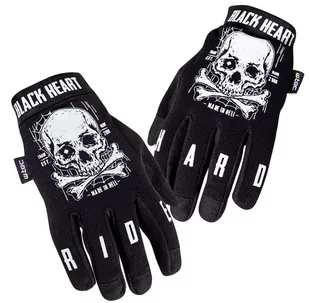 W-TEC RĘKAWICE MOTOCYKLOWE WEB SKULL ROZM XL CZARN W-TEC - Rękawice motocyklowe - miniaturka - grafika 1
