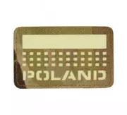 Odzież taktyczna i umundurowanie - M-Tac naszywka Poland (z flagą) 50x80 Laser Cut Multicam/Lum - miniaturka - grafika 1