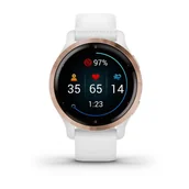 Smartwatch - Garmin Venu 2S Biały - miniaturka - grafika 1
