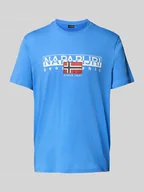 Koszulki męskie - T-shirt z nadrukiem z logo model ‘AYLMER’ - miniaturka - grafika 1