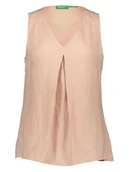 Bluzki damskie - Benetton Bluzka w kolorze jasnoróżowym - miniaturka - grafika 1