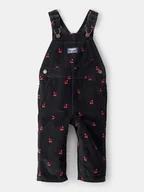 Spodenki dla niemowląt - OshKosh Ogrodniczki w kolorze czarnym - miniaturka - grafika 1