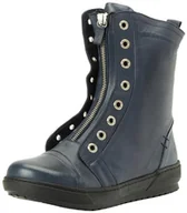 Botki damskie - Andrea Conti Damskie botki modne, granatowe, 41 EU, D niebieski, 41 EU - miniaturka - grafika 1