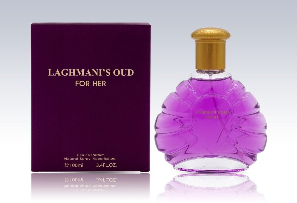 Fine Perfumery, Laghmani's Oud Purple, Eau De Parfum, For Women, 100 ml For Women