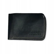 Portfele - Mały skórzany portfel OTTO ANGELINO Uni One Size - miniaturka - grafika 1