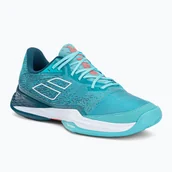 Buty sportowe męskie - Buty do tenisa męskie Babolat Jet Mach 3 All Court angel blue - miniaturka - grafika 1