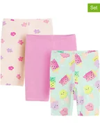 Legginsy - COOL CLUB Legginsy (3 pary) w kolorze turkusowo-jasnoróżowym - miniaturka - grafika 1