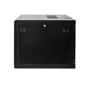 SZAFA WISZĄCA BOCK 19" 9U/600MM DRZWI PEŁNE, OTWIERANE BOKI RAL 9005 BOCK-019-090-600-DP-C - Szafy rack - miniaturka - grafika 1